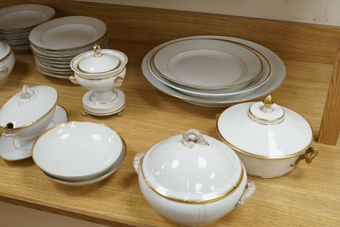 A Bing and Grondahl dinner service. Condition - fair to good